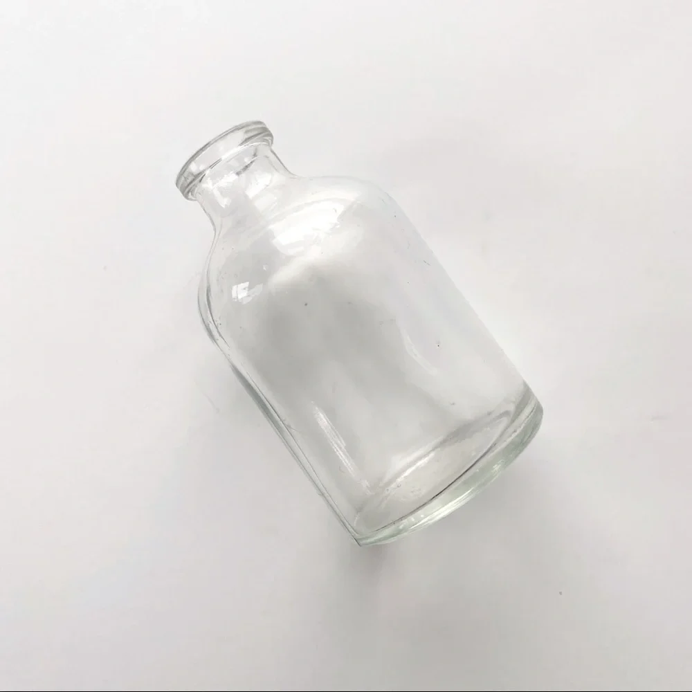 Vintage Mini Clear Glass Jar Vase Plant Propagation - Picture 5 of 8
